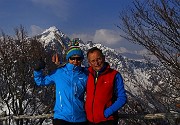 Salita pomeridiana al MONTE SUCHELLO (1541 m) ben innevato da Costa Serina 1l 10 marzo 2016  - FOTOGALLERY